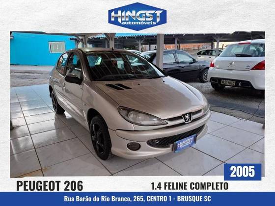 PEUGEOT 206 1.4 FELINE 8V FLEX 4P MANUAL PEUGEOT 206 1.4 FELINE 8V FLEX 4P MANUAL